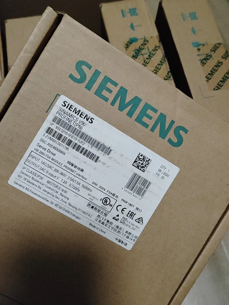 SIEMENS 6SL3210-5FB10-1UF2 Servo Motor 1 6SL3210 5FB10 1UF2 1767579448782