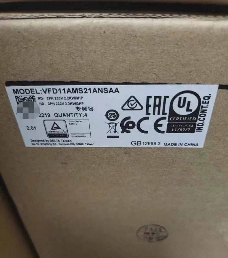 DELTA Inverter Frequency converter VFD11AMS21ANSAA 1 VFD11AMS21ANSAA 1767057161458