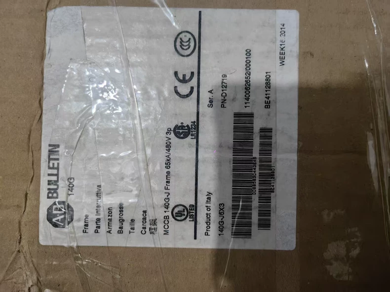 Allen Bradley 140G-J6X3 3-Pole Circuit Breaker 1 140G J6X3 1772089645108