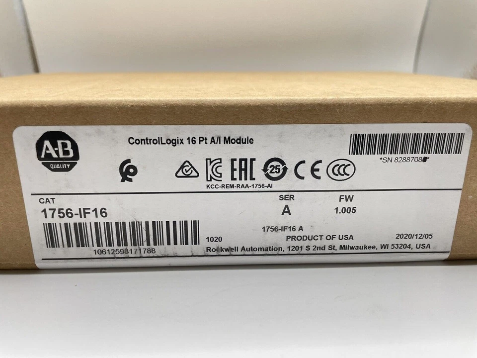 Allen-Bradley 1756-IF16 Pt Input Module 1 1756 IF16 1768185449069