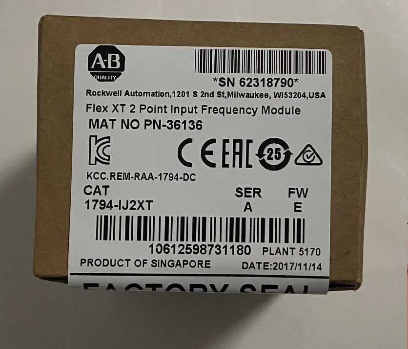 ALLEN BRADLEY 1794-IJ2XT Counter Module 1 1794 IJ2XT 1773367873038