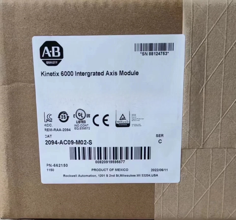 Allen Bradley 2094-AC09-M02-S Kinetix 6000 Axis Module 1 2094 AC09 M02 S 1772677973123