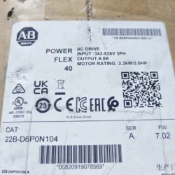 Allen Bradley 22B-D6P0N104 Powerflex 40 AC Drive