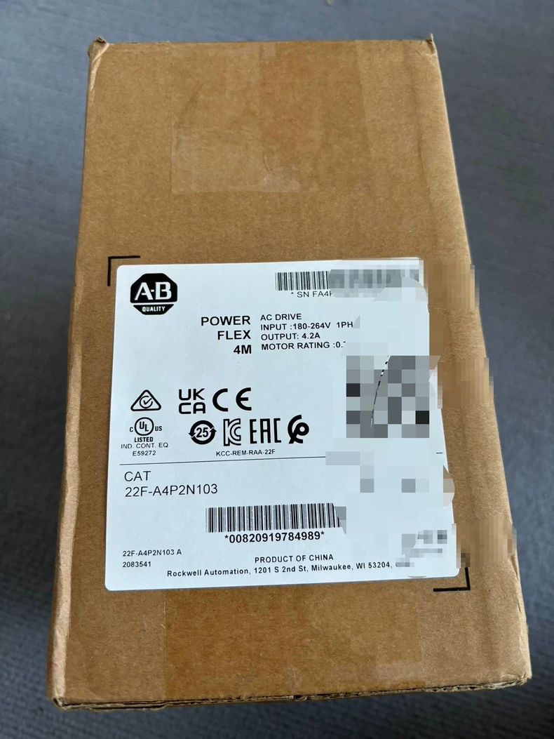 Allen Bradley 22F-A4P2N103 POWER FLEX AC DRIVE 1 22F A4P2N103 1773219181027