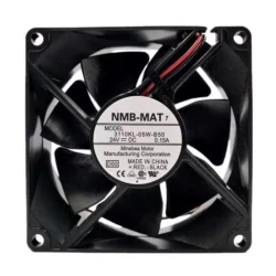 NMB 3110KL-05W-B50 DC 24V 0.15A 80x80x25mm 2‑Pin Cooling Fan for ABB ACS510