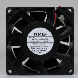 NMB 3115RL-05W-B69 DC 24V 0.50A 80*80*38MM For Schneider Inverter Cooling Fan