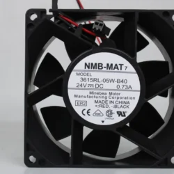 For NMB 3615RL-05W-B40 DC 24V 0.73A 92*92*38mm 2-wires Inverter cooling fan