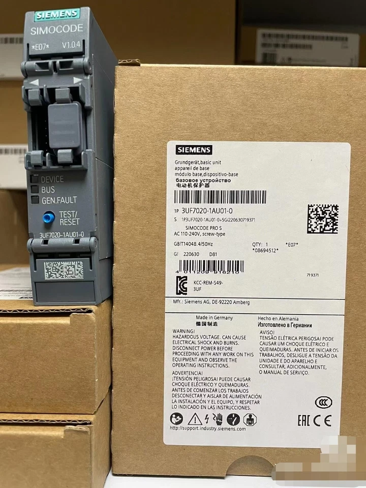 SIEMENS 3UF7020-1AU01-0 MODULE 1 3UF7020 1AU01 0 1773294618666
