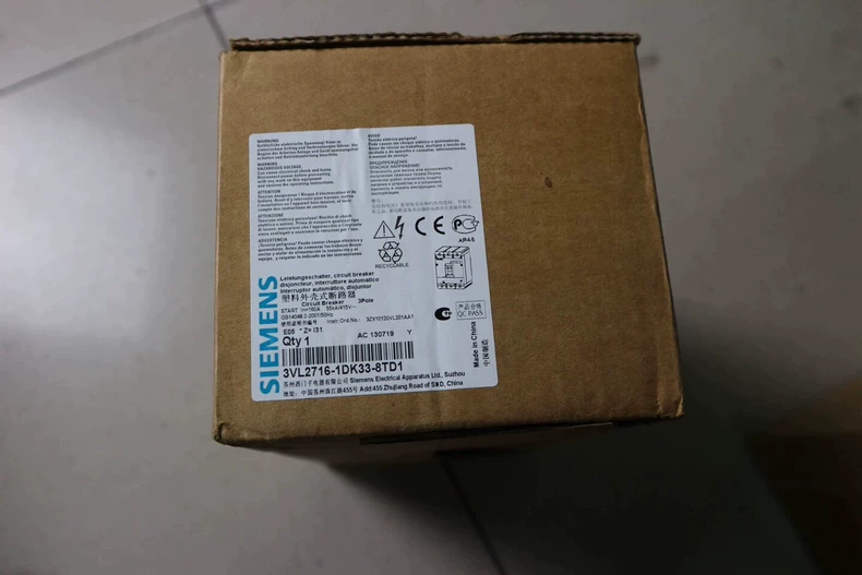 SIEMENS 3VL2716-1DK33-8TD1 Molded Case Circuit Breaker 1 3VL2716 1DK33 8TD1 1774410129653