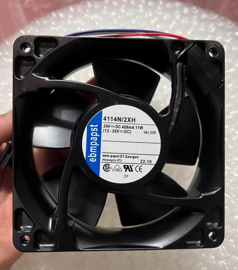 Ebmpapst 4114N/2XH Axial Fan 24VDC 11W 0.46A 120*120*38MM Cabinet Cooling Fan 1 4114N 2XH 1768790474145