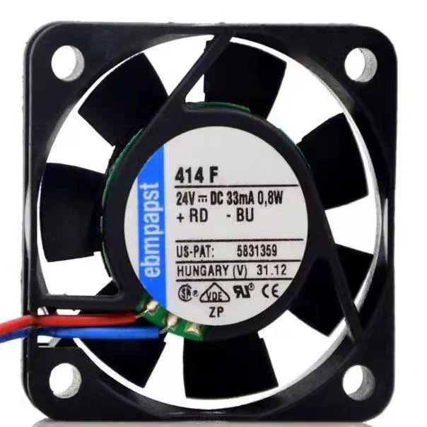 Ebm-papst Fan 414F DC Axial Fan 24V 0.8W 33mA 2-wire 40*40*10MM Cooling Fan 1 414F 1768782983625