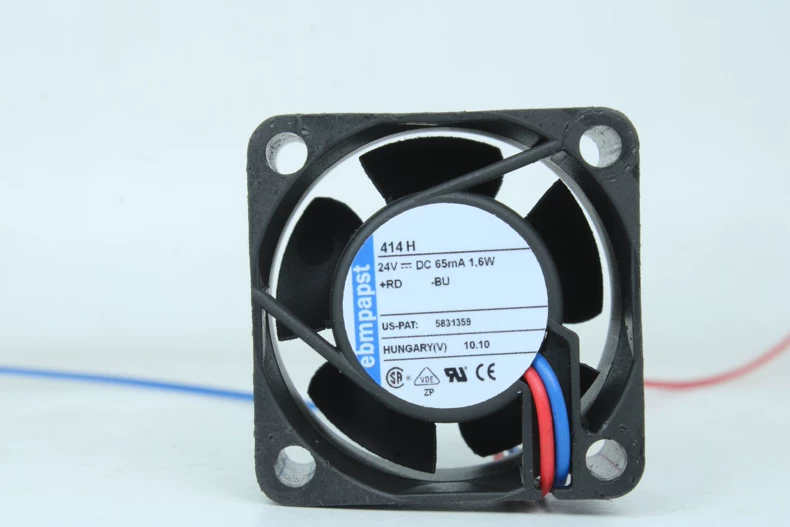 1Pcs Ebm-papst Fan 414H DC Axial Fan 24V 1.6W 65mA 2-wire 40*40*20MM Cooling Fan 1 414H 1768555862480