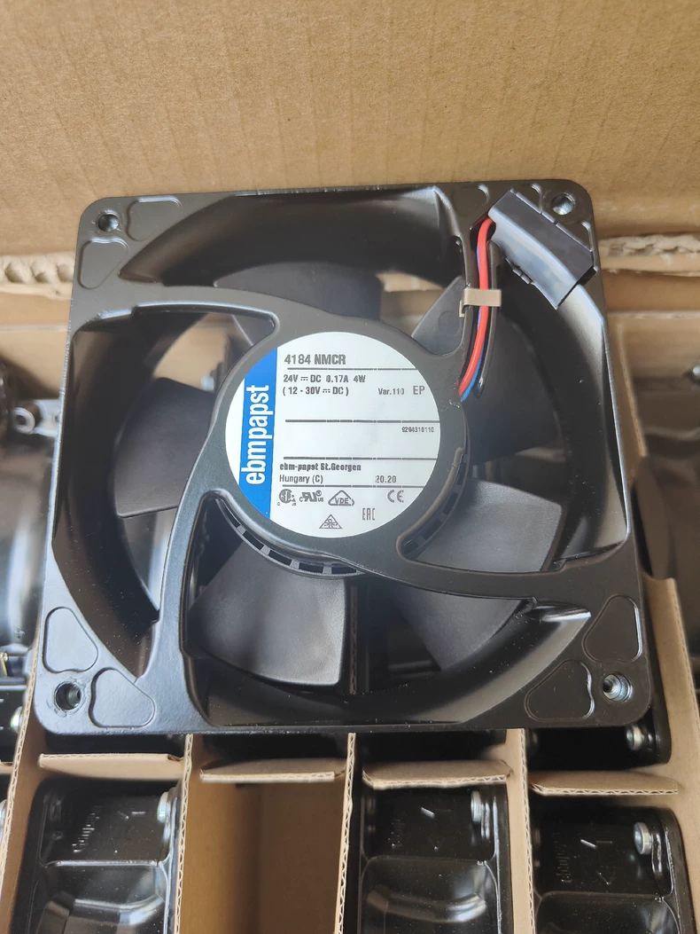Ebmpapst 4184NMCR Axial Fan DC 24V 2800RPM 165mA 4W 120*120*38MM Cooling Fan 1 4184NMCR 1768789972536