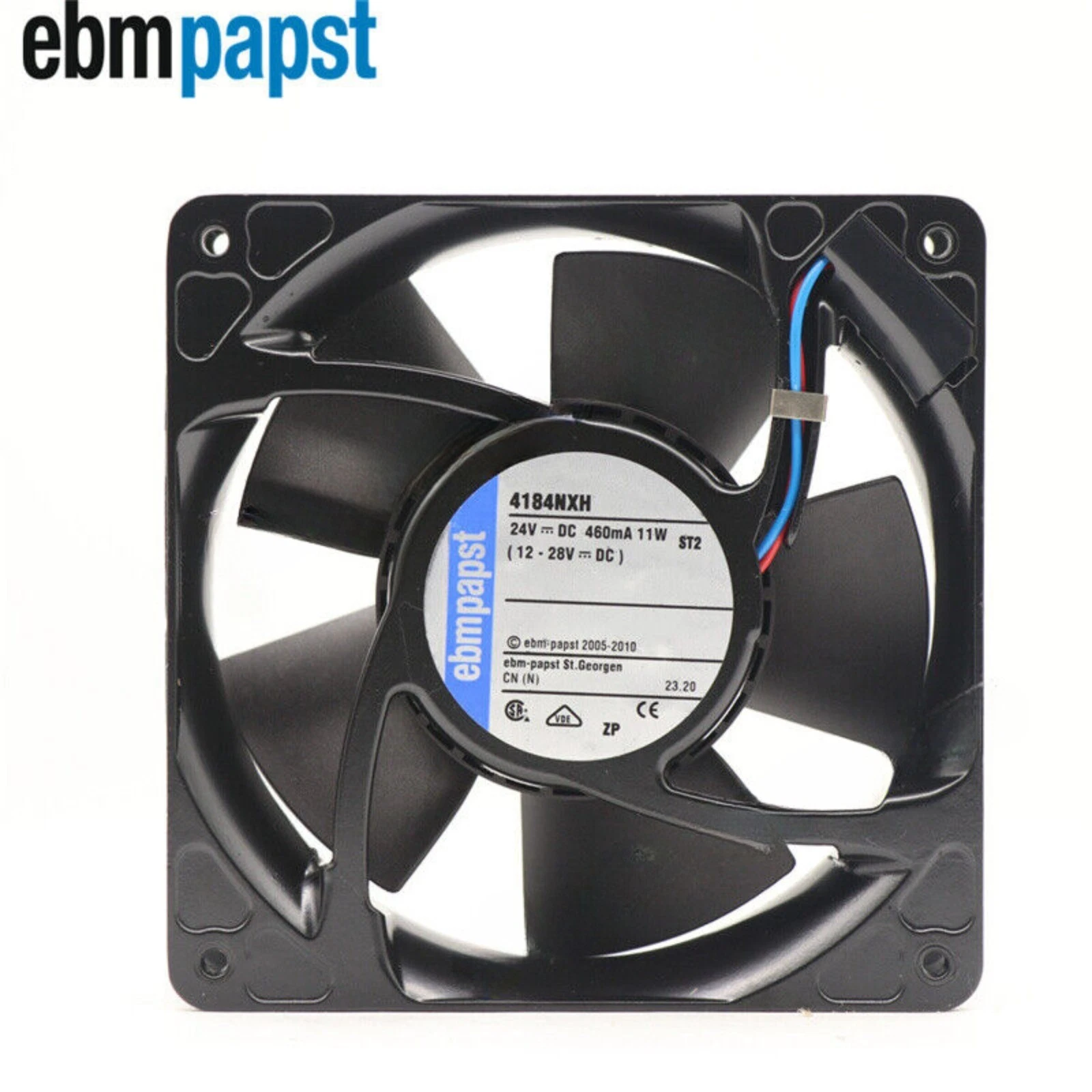 Ebmpapst 4184NXH Cooling Fan 24VDC 11W 460mA 120x120x38mm Cabinet Fan 1 4184NXH 1767098701378