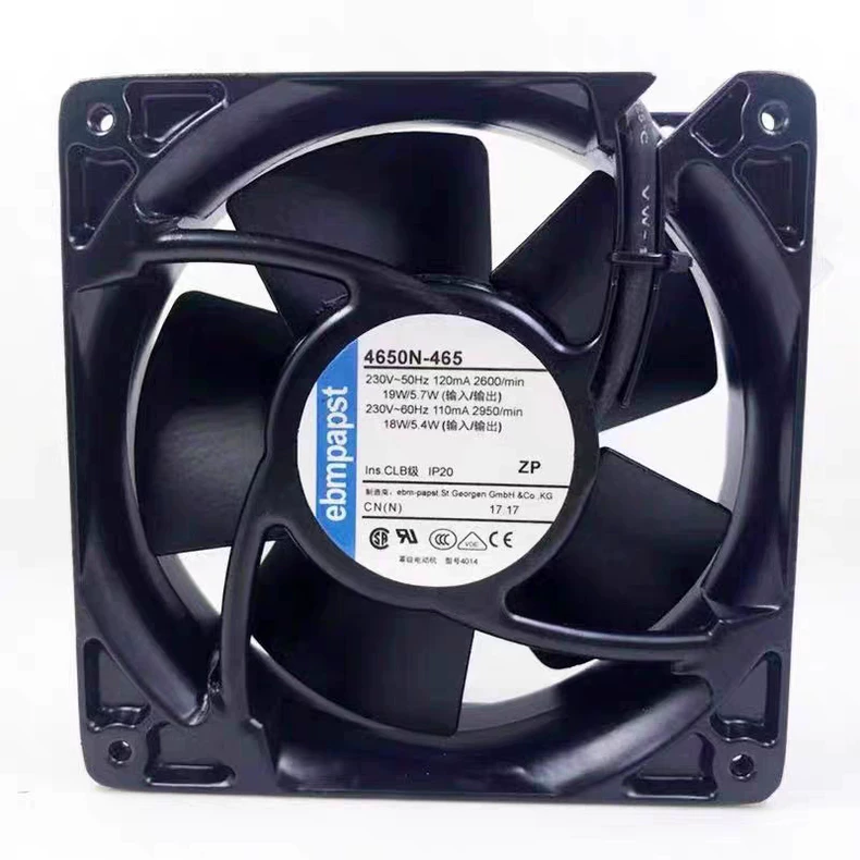 Ebmpapst 4650N-465 Axial Fan 230V 18/19W120*120*38mm Cabinet / Charging Pile Fan 1 4650N 465 1767864139609
