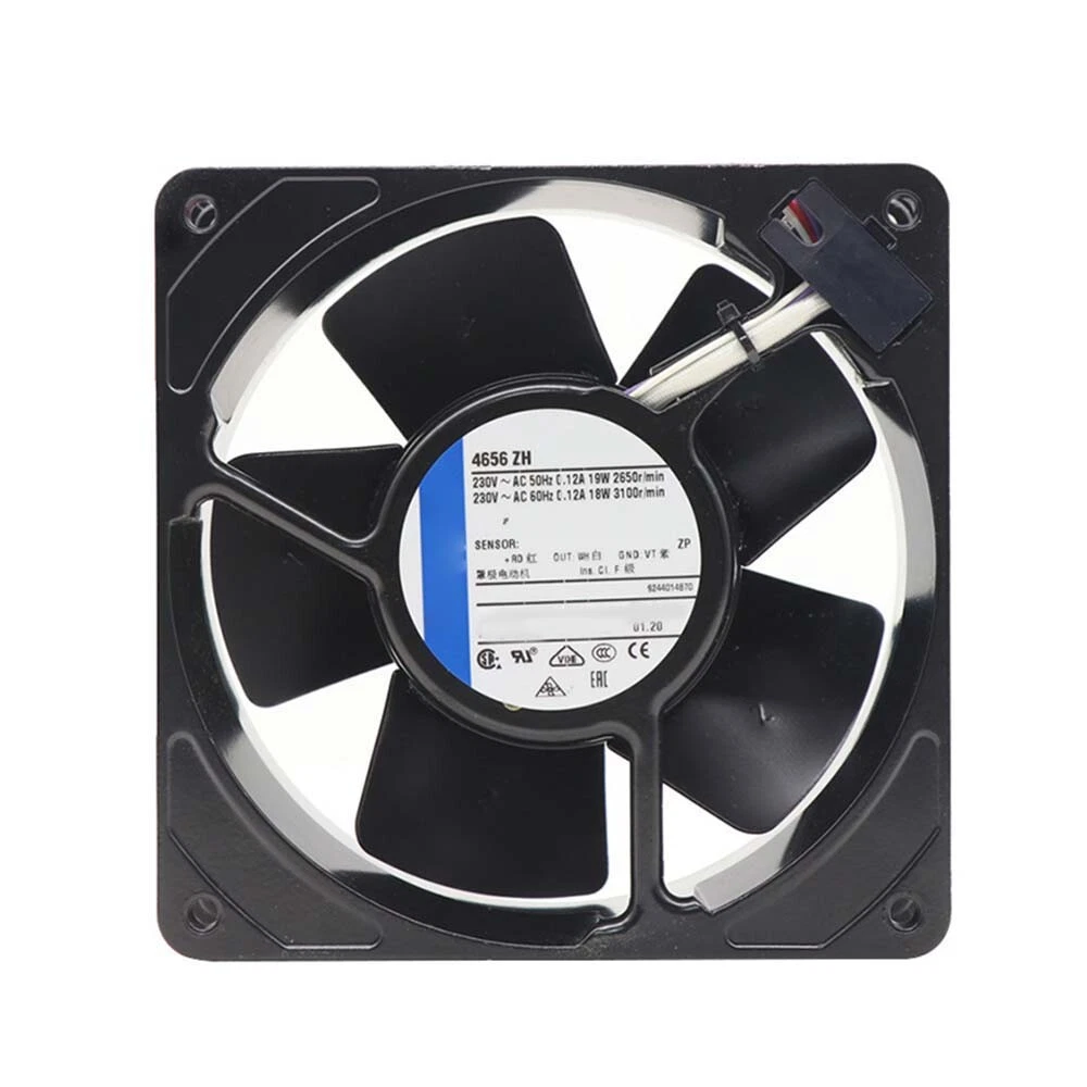 Ebmpapst 4656ZH Axial fan 230VAC 19/18W 0.12A 120x120x38MM Control Cabinet Fan 1 4656ZH 1767924890862