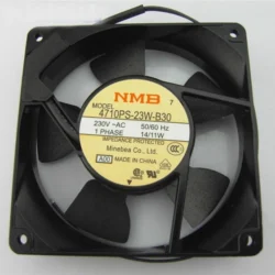 For NMB 4710PS-23W-B30 AC 230V 14/11W 120*120*25MM 2-wires Cabinet Cooling Fan