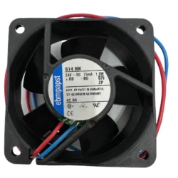 Ebmpapst 614NN Axial Fan 24VDC 75mA 1.8W 5100RPM 60*60*25mm Cooling Fan
