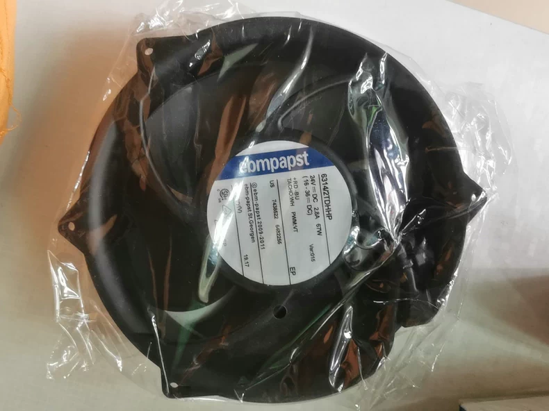 Ebmpapst 6314/2TDHHP Axial Fan DC 24V 67W 2.8A 172*172*51MM Inverter Cooling Fan 1 6314 2TDHHP 1768786806236