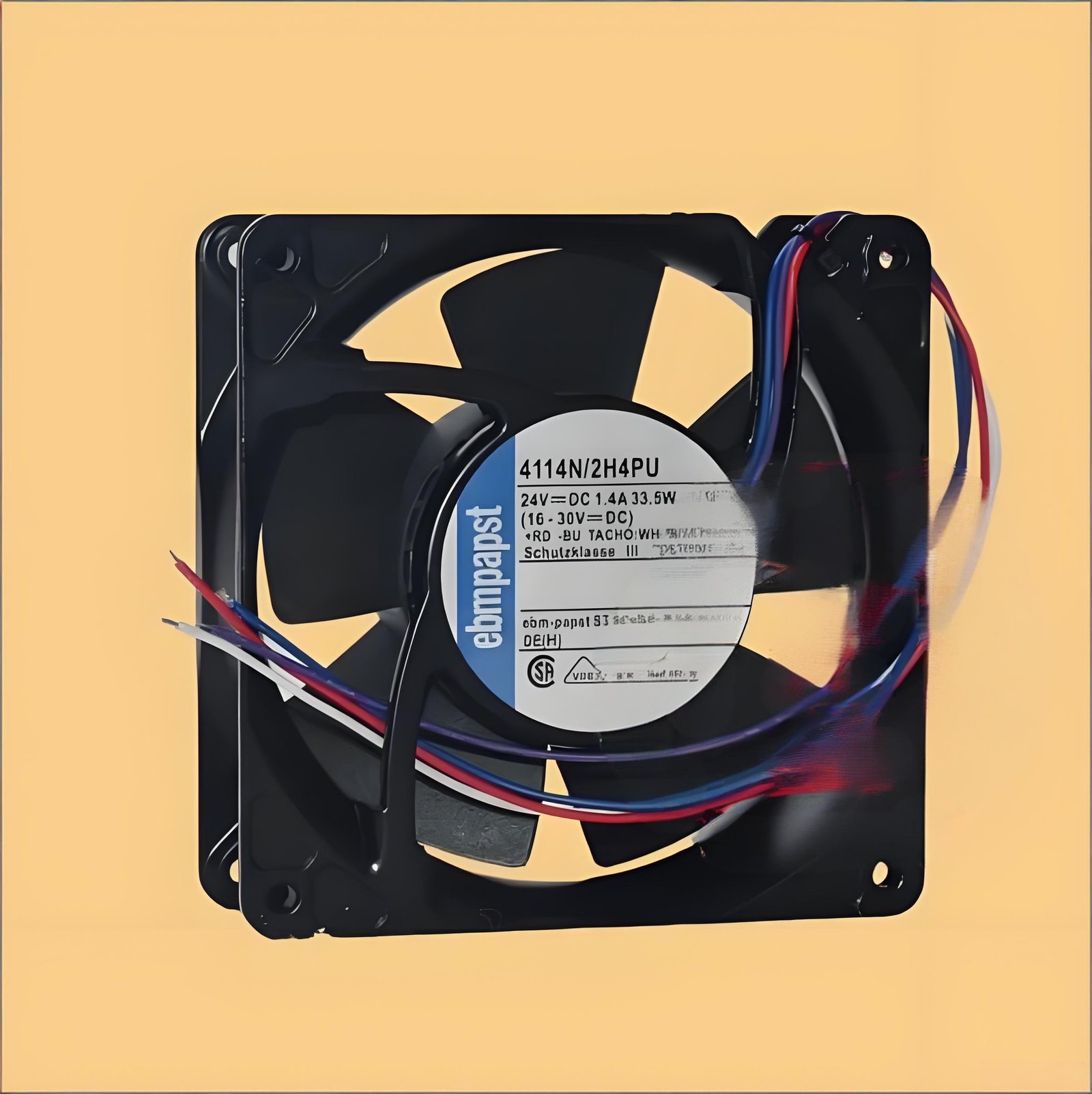 Ebmpapst 4114N/2H4PU Axial Fan 24VDC 33.1W 1.38A 6800RPM120*120*38MM Cooling Fan 1 6800RPM 1768549665882