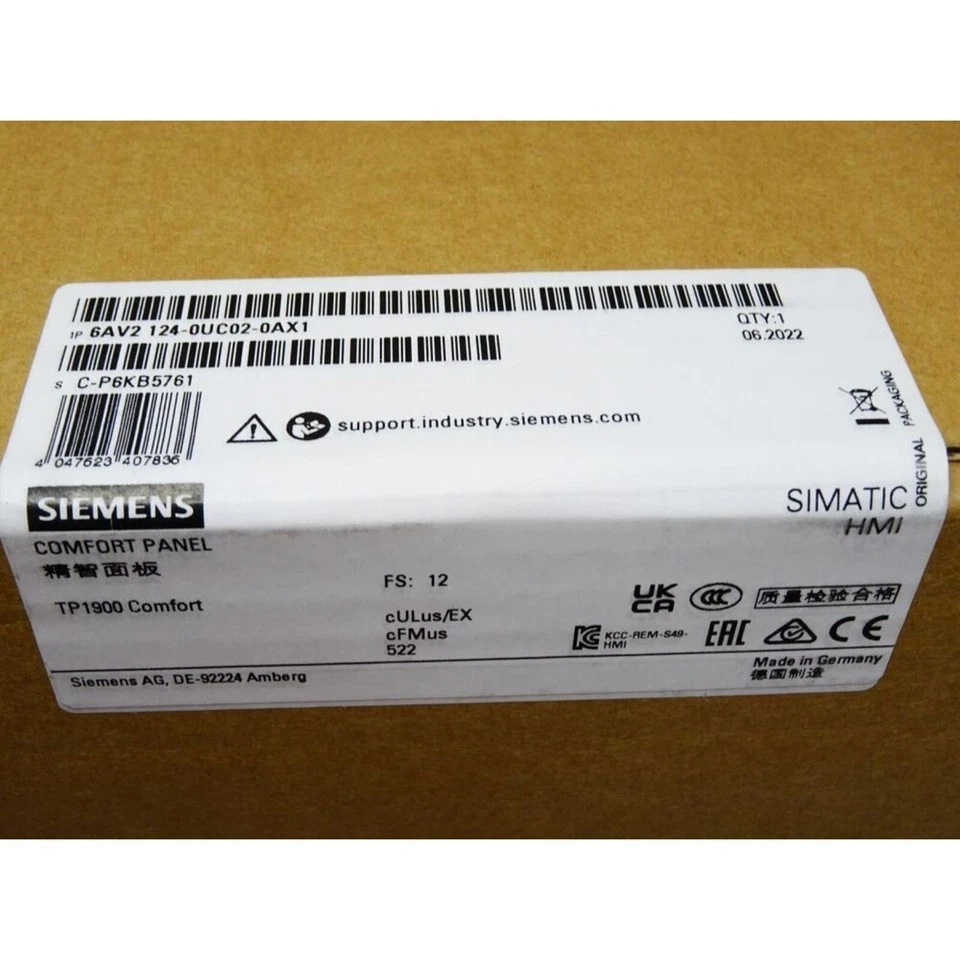 SIEMENS 6AV2124-0UC02-0AX1 HMI 1 6AV2124 0UC02 0AX1 1773905579034