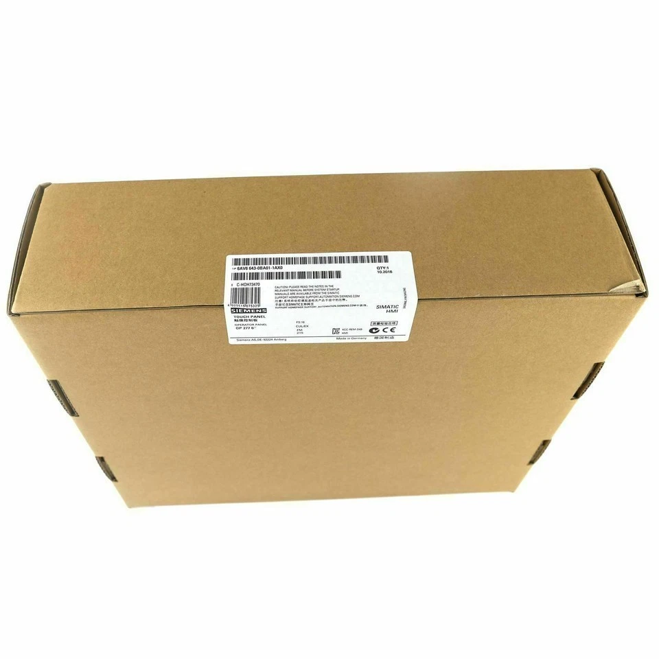 SIEMENS 6AV6643-0BA01-1AX0 SIMATIC TOUCH PANEL 1 6AV6643 0BA01 1AX0 1772418049579