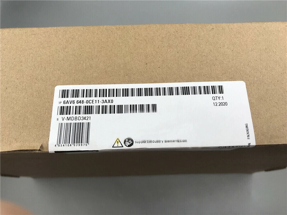 SIEMENS 6AV6648-0CE11-3AX0 HMI TOUCH PANEL DISPLAY 1 6AV6648 0CE11 3AX0 1774921863025