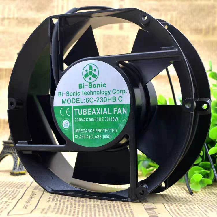 Bi-sonic 6C-230HB C Axial Fan 230V 50/60Hz 30W 172*150*51MM Cabinet Cooling Fan 1 6C 230HB C 1768284367457
