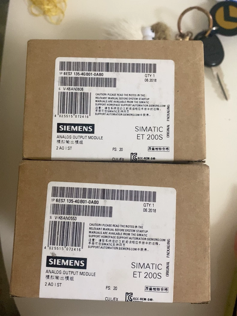 SIEMENS 6ES7135-4GB01-0AB0 Electronics Module 1 6ES7135 4GB01 0AB0 1773045874736