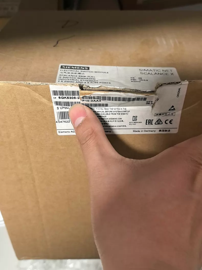 SIEMENS Switch module 6GK5308-2FP10-2AA3 1 6GK5308 2FP10 2AA3 1766557036262