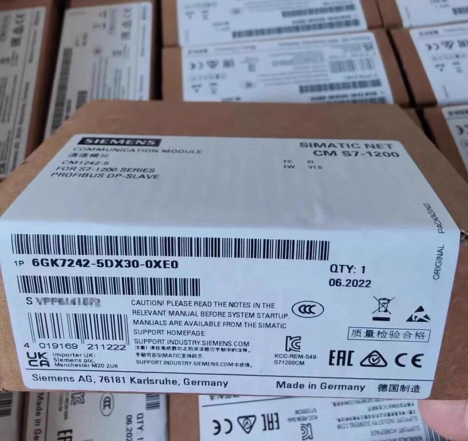 SIEMENS 6GK7242-5DX30-0XE0 S7-1200 Communications Module 1 6GK7242 5DX30 0XE0 1769479387139