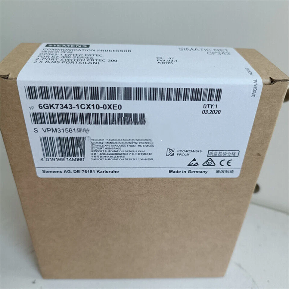 SIEMENS 6GK7343-1CX10-0XE0 module 1 6GK7343 1CX10 0XE0 1768785016699