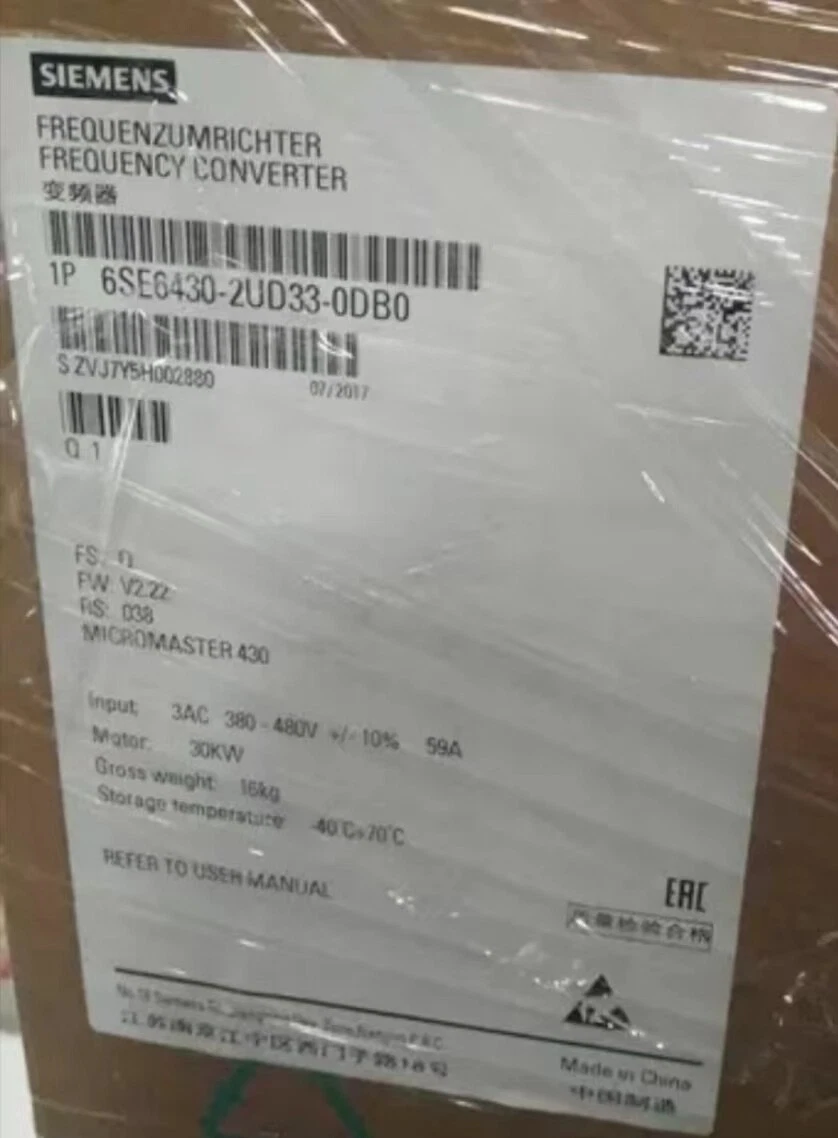 SIEMENS Frequency Converter 430 6SE6430-2UD33-0DB0 1 6SE6430 2UD33 0DB0 1766131447460