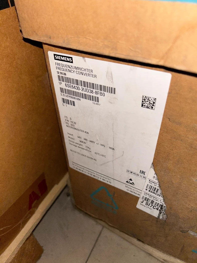 SIEMENS 6SE6430-2UD38-8FB0 Frequency Converter 1 6SE6430 2UD38 8FB0 1766624978687