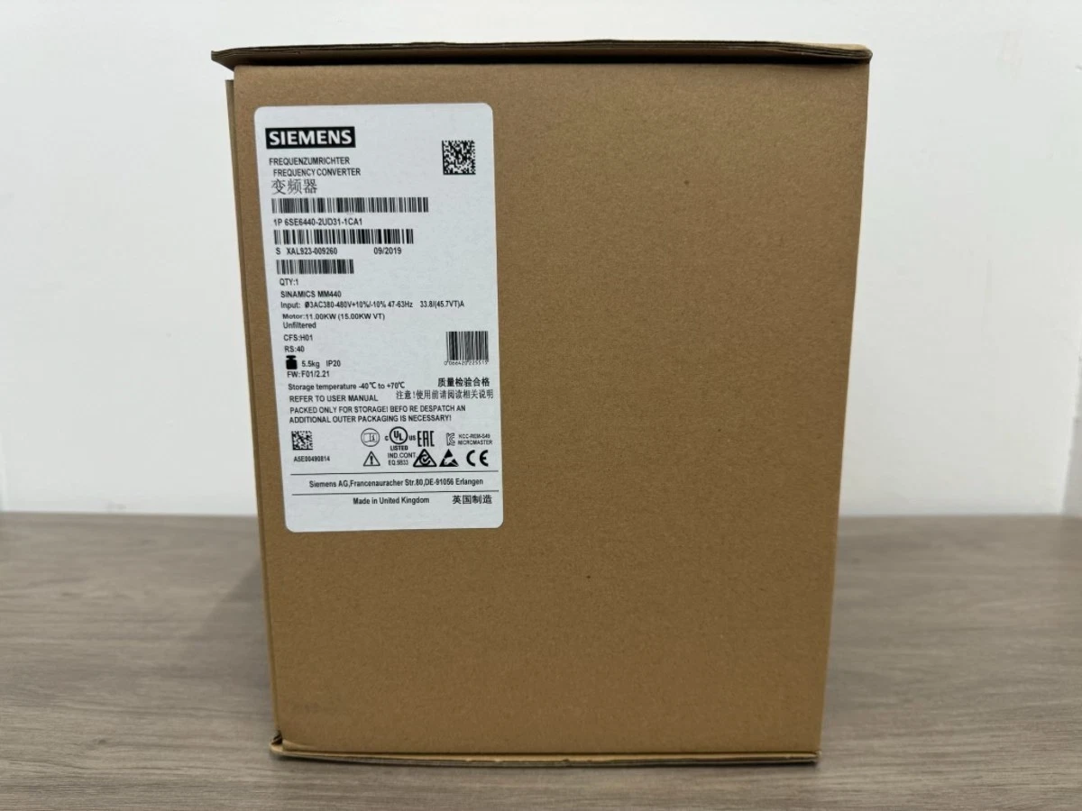 SIEMENS Frequency Converter 6SE6440-2UD31-1CA1 1 6SE6440 2UD31 1CA1 1766367179916