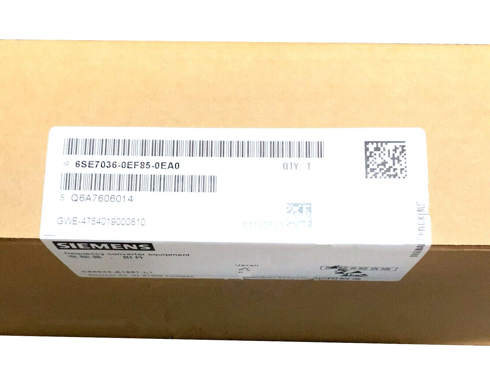 SIEMENS 6SE7 036-0EF85-0EA0 Rectifier power supply trigger board 1 6SE7036 0EF85 0EA0 1768282639435