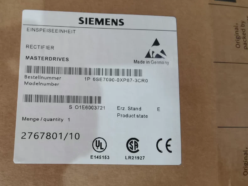 SIEMENS module 6SE7090-0XP87-3CR0 1 6SE7090 0XP87 3CR0 1768282748541