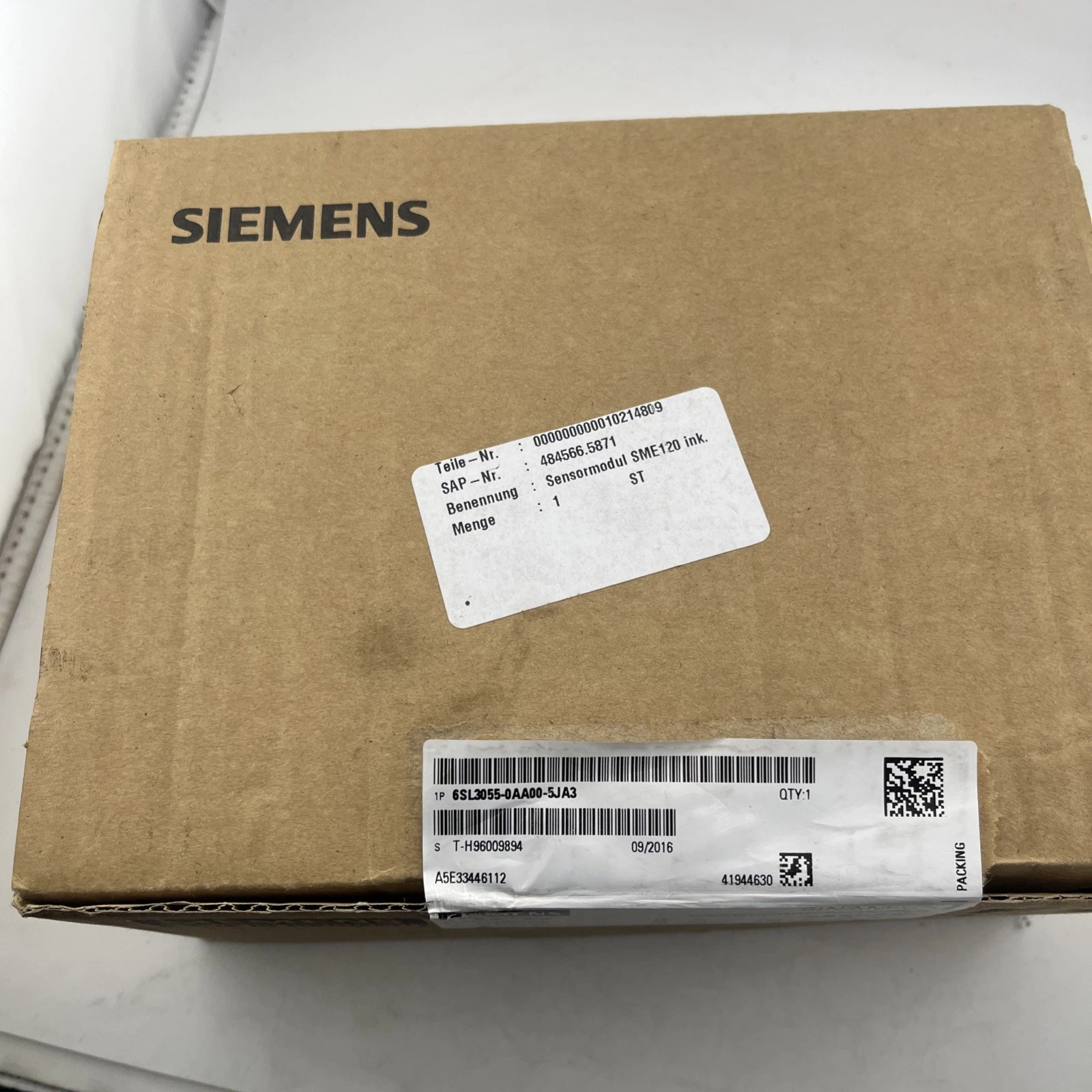 SIEMENS 6SL3055-0AA00-5JA3 SENSOR MODULE 1 6SL3055 0AA00 5JA3 1771898086540