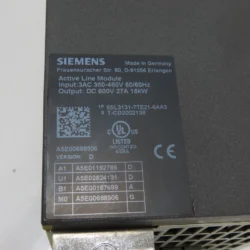 SIEMENS 6SL3131-7TE21-6AA3 Active Line Module