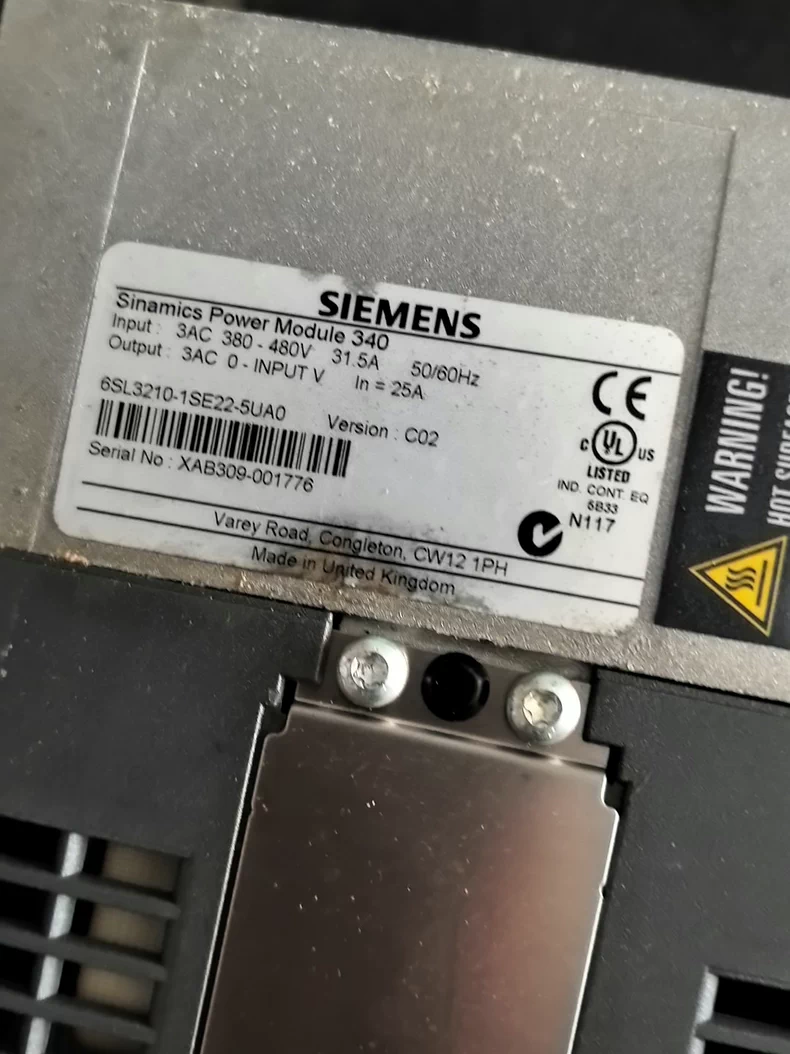 SIEMENS 6SL3210-1SE22-5UA0 POWER MODULE 1 6SL3210 1SE22 5UA0 1768876823740