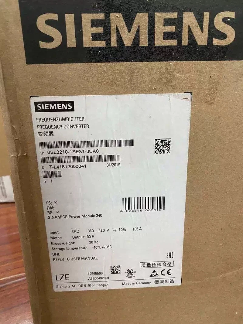 SIEMENS Frequency Converter 6SL3210-1SE31-0UA0 1 6SL3210 1SE31 0UA0 1766367425339