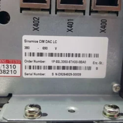 SIEMENS 6SL3350-6TK00-0BA0 SINAMICS CONTROL INTERFACE MODULE