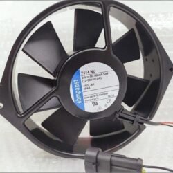 Ebmpapst 7114NU Axial Fan 24VDC 0.5A 12W IP68 2-Wire Cabinet Cooling Fan