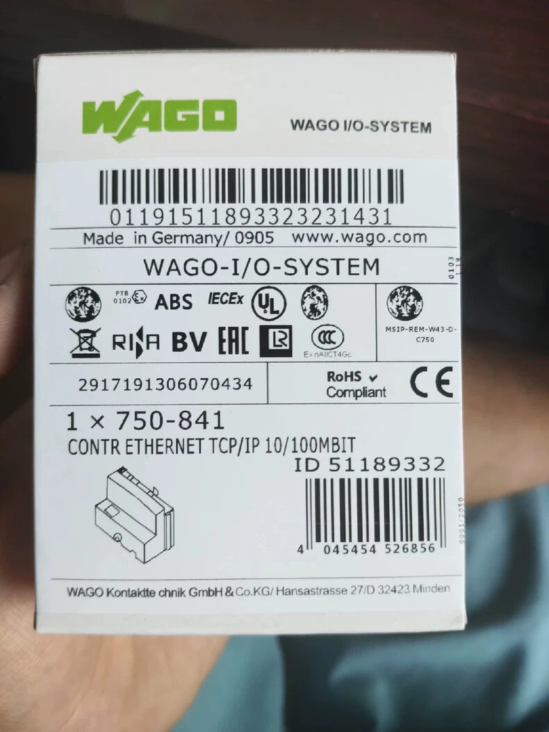 WAGO 750-841 Controller Ethernet Module 1 750 841 1771990590082