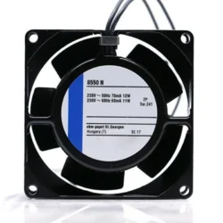 Ebmpapst 8550N 230V 11/12W 70/60mA 80x80x38mm All-Metal Axial Cooling Fan