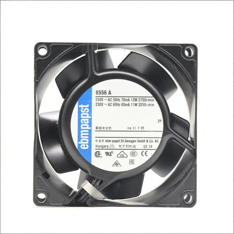 Ebm-papst 8556A Axial Fan 230VAC 12/11W 3250RPM 80x80x38mm All-Metal Cooling Fan 1 8556A 1768547405087