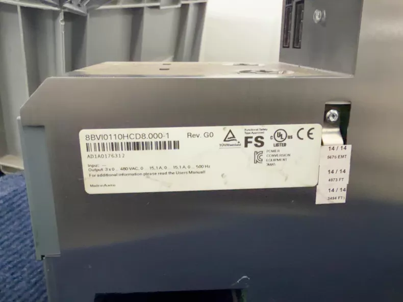 B&R servo driver 8BVI0110HCD8.000-1 1 8BVI0110HCD8 000 1 1775010205848