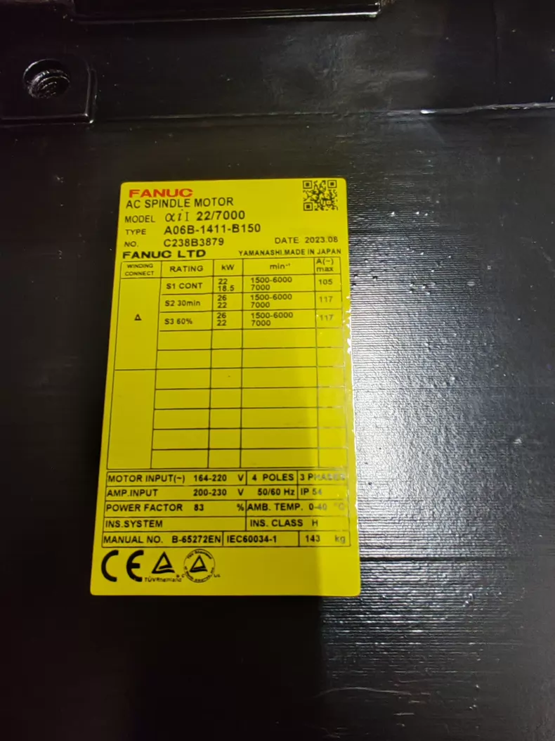 Fanuc AC Servo Motor A06B-1411-B150 1 A06B 1411 B150 1773714908782