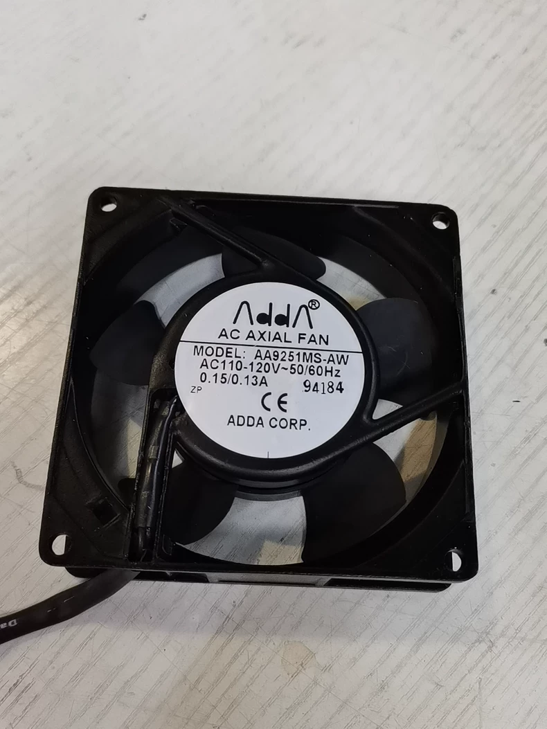ADDA AA9251MS-AW AC Axial Fan 110V/120V 0.15/0.13A 90*90*25MM Cooling Fan 2-Wire 1 AA9251MS AW 1768542525832