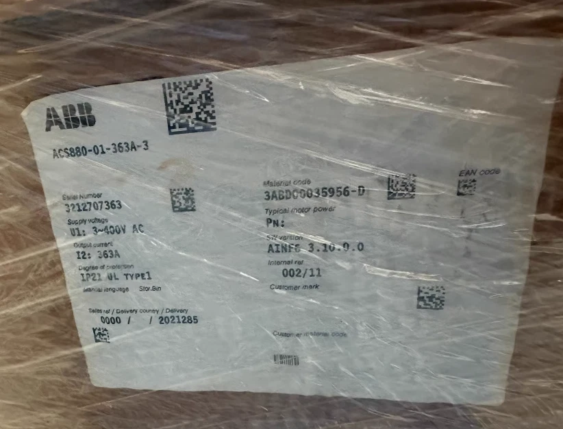 ABB ACS880-01-363A-3 Frequency converter 1 ACS880 01 363A 3 1773286108410